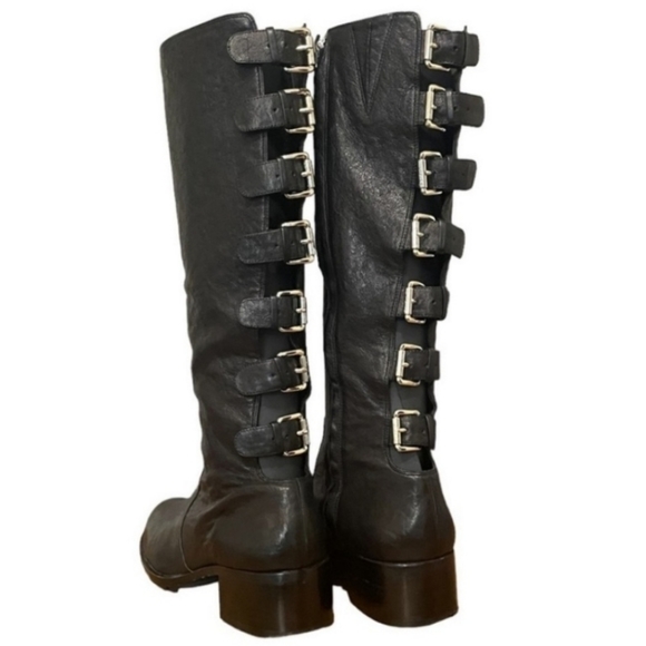 Elizabeth and James Shoes - EUC Elizabeth & James Leather Buckle Riding Boots